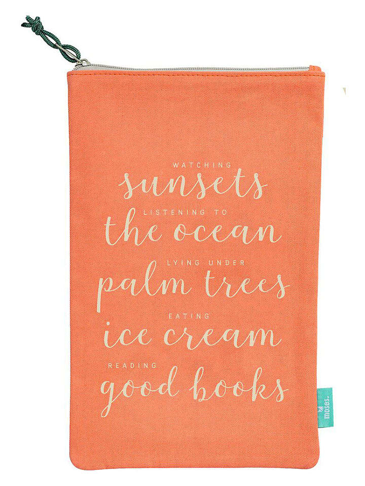 moses. Kosmetyczka "Sunset" w kolorze pomarańczowym - 30 x 19 cm rozmiar: onesize