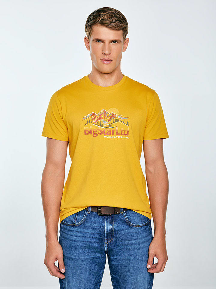 BIG STAR Koszulka w kolorze żółtym rozmiar: XXL