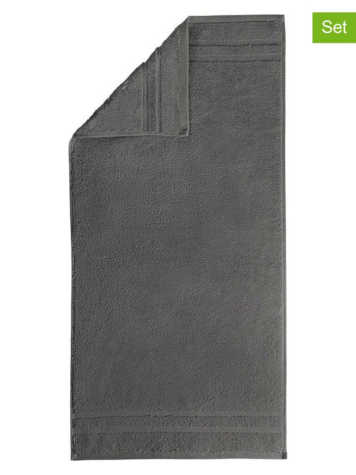 Egeria Ręczniki (3 szt.) w kolorze szarym dla gości rozmiar: 30x50 cm