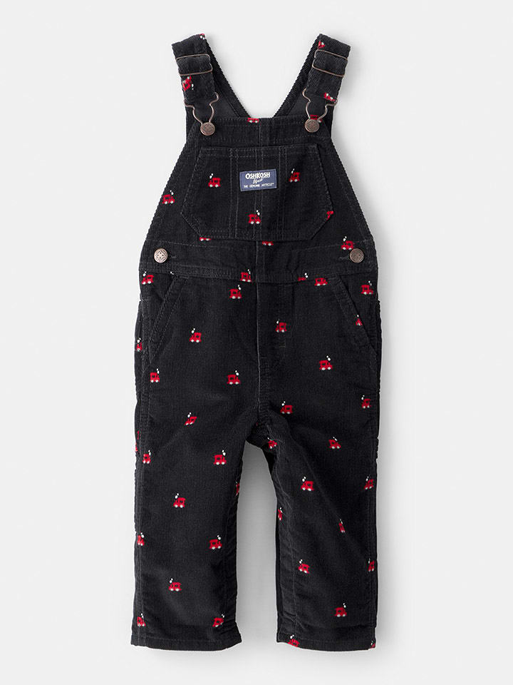 OshKosh Ogrodniczki w kolorze czarnym rozmiar: 86