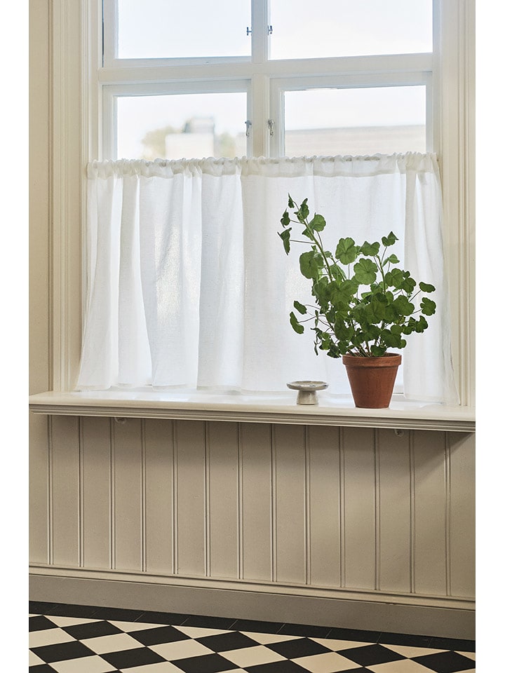 Jotex Zasłona "Lina" w kolorze białym rozmiar: 75x250 cm