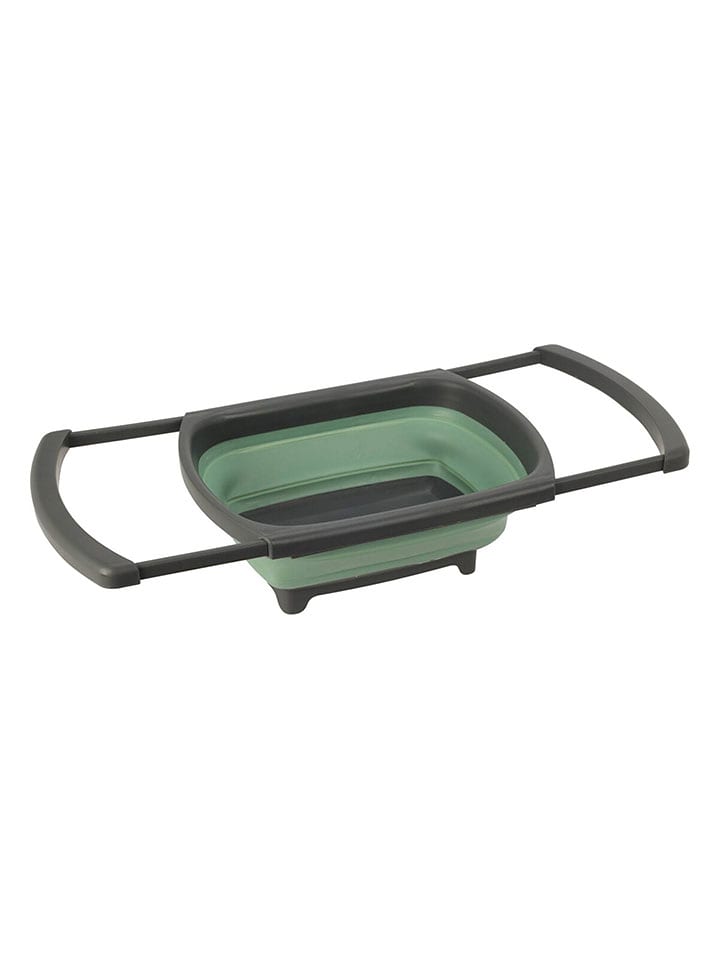 Joybos Składany kosz w kolorze szaro-zielonym na naczynia - 29 x 26 x 13,5 cm rozmiar: onesize