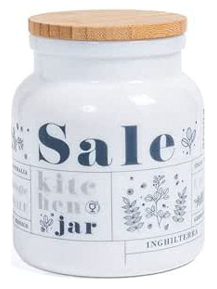 Trendy Kitchen by EXCÉLSA Solniczka "Victoriana" w kolorze biało-niebieskim - 1 l rozmiar: onesize