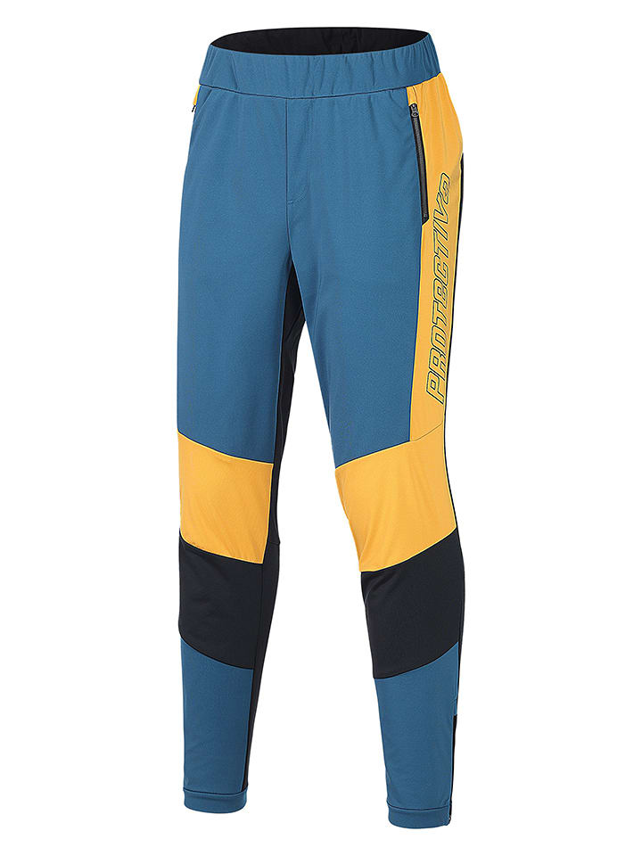 Protective Spodnie softshellowe "Rime Ice" w kolorze morsko-żółtym rozmiar: L