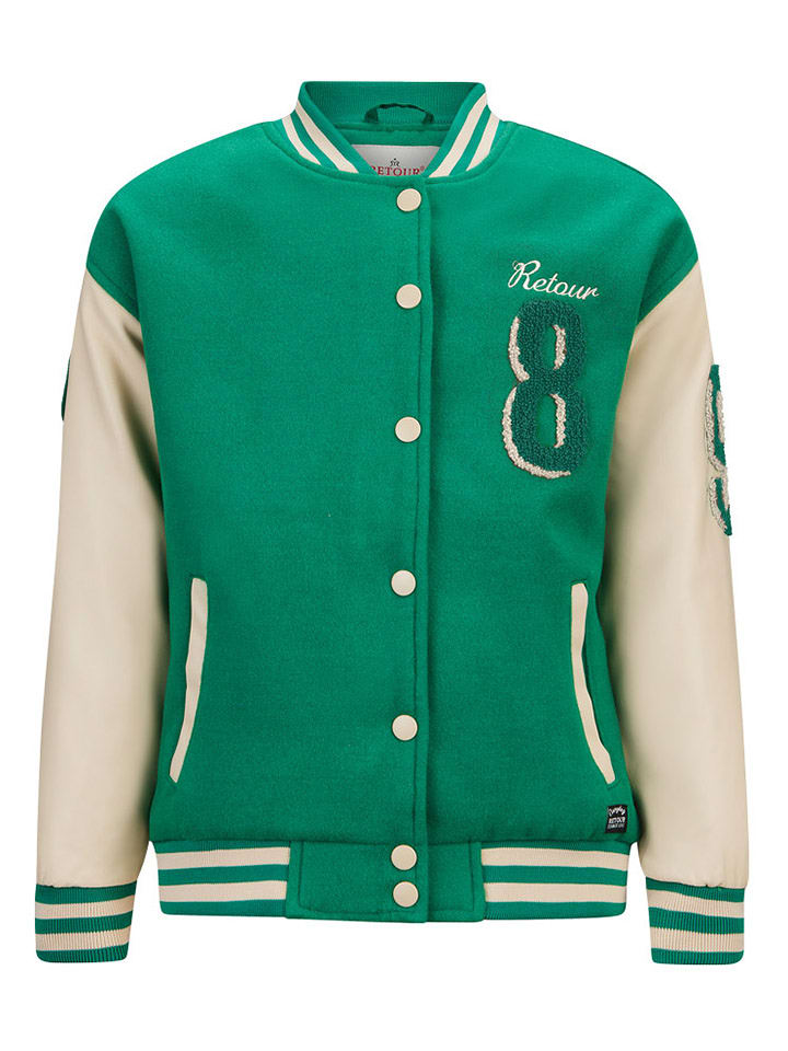 Retour Kurtka "Caro" w kolorze zielonym rozmiar: 116