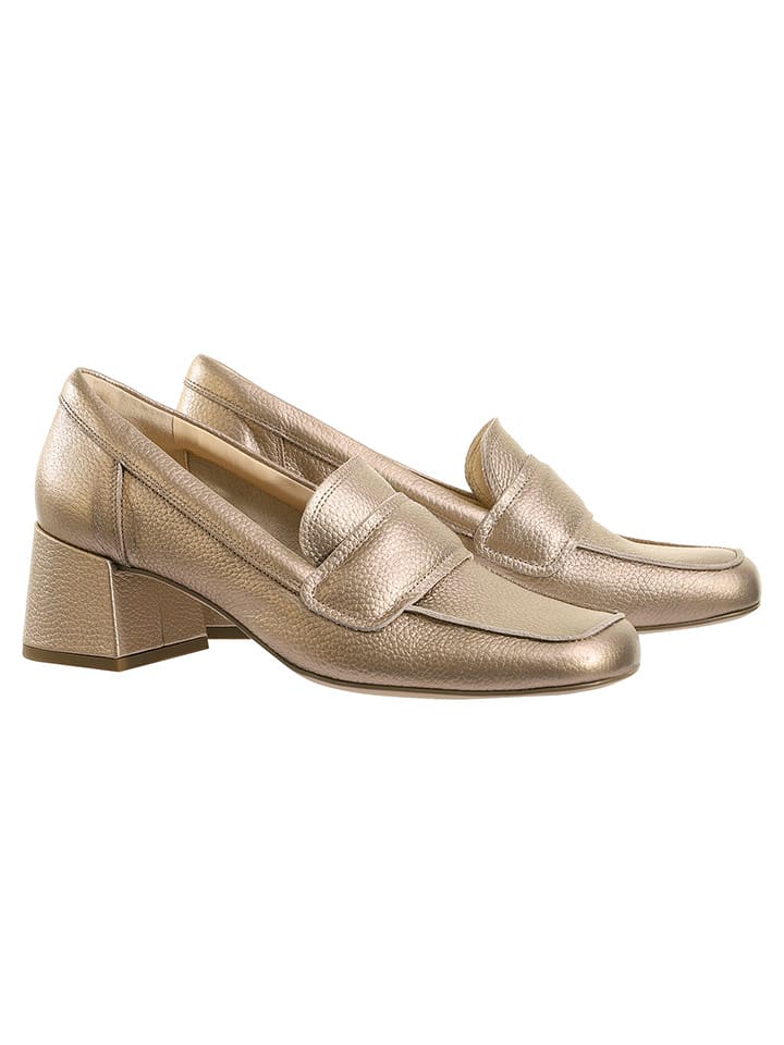 Högl Skórzane czółenka "Cassia" w kolorze złotym rozmiar: 42