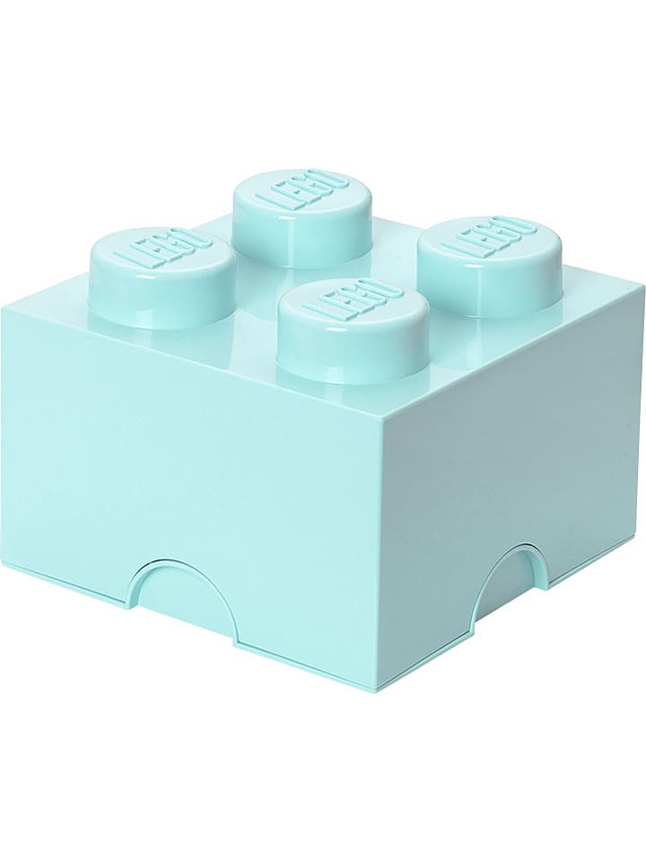 LEGO Pojemnik "Brick 4" w kolorze błękitnym - 25 x 18 x 25 cm rozmiar: onesize