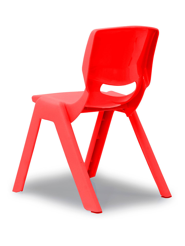 Jamara Krzesło dziecięce "Smiley" w kolorze czerwonym - 3+ rozmiar: onesize