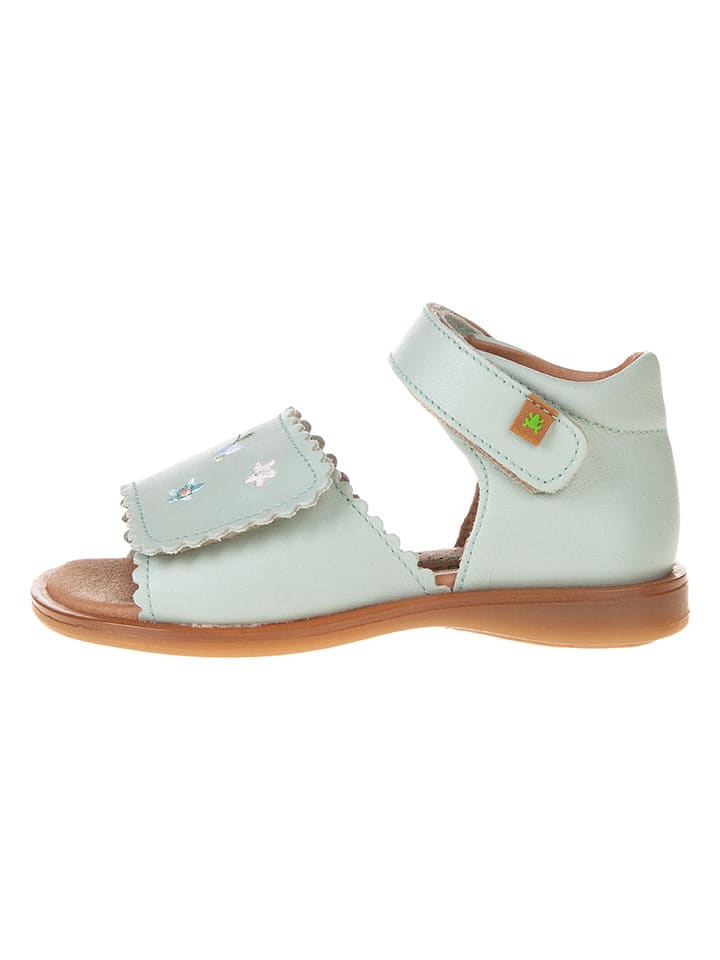 El Naturalista Skórzane sandały w kolorze zielonym rozmiar: 28