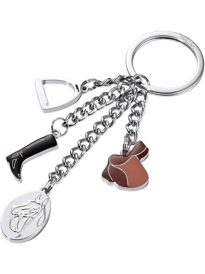 Troika Brelok w kolorze srebrnym do kluczy rozmiar: onesize