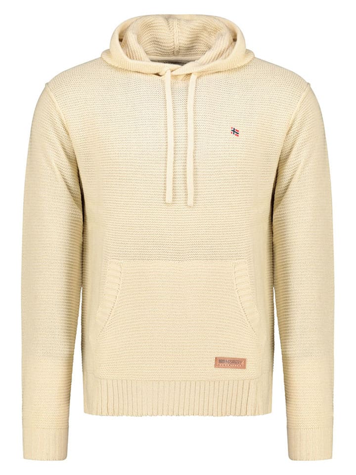 Geographical Norway Bluza "Faglio" w kolorze beżowym rozmiar: M