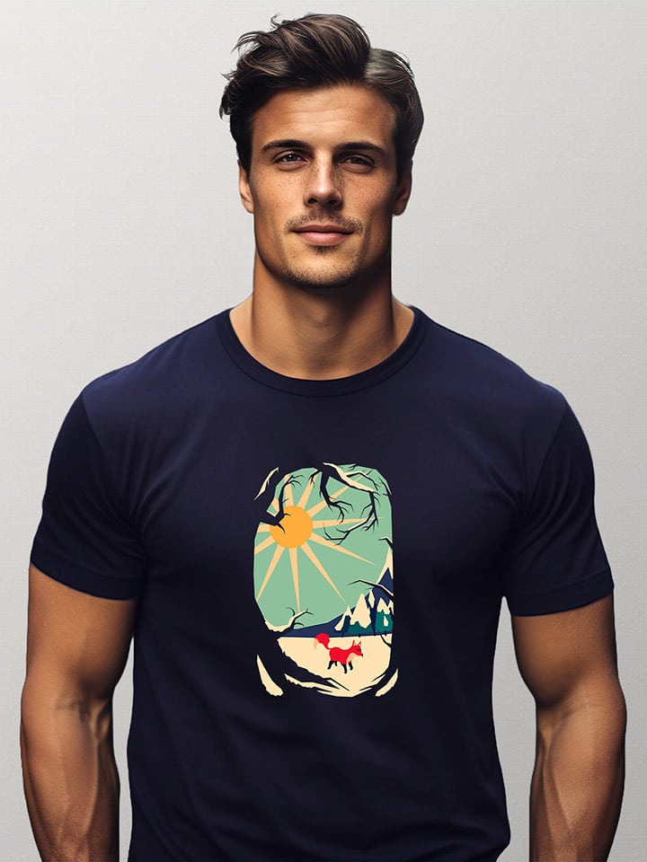 WOOOP Koszulka w kolorze granatowym rozmiar: M