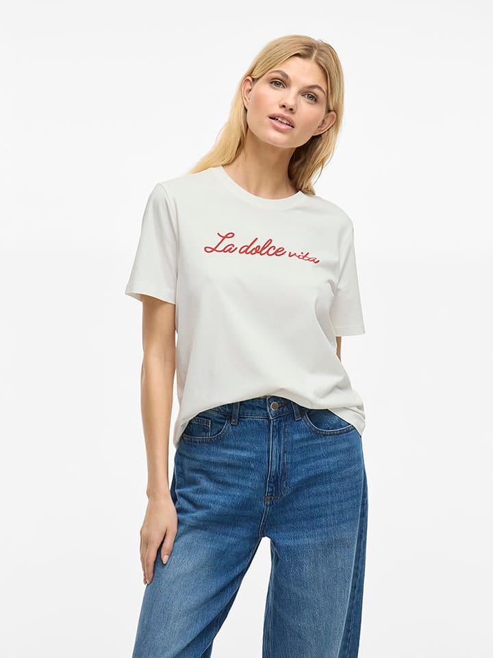 Vila Koszulka w kolorze białym rozmiar: XL