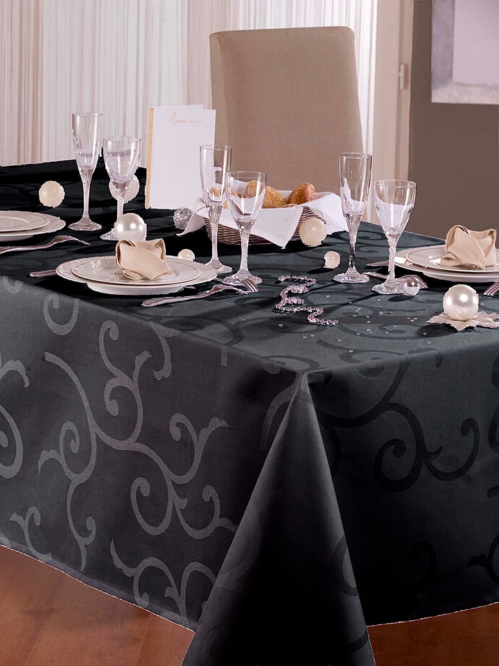 Calitex Obrus "Madigan" w kolorze antracytowym rozmiar: 140x200 cm