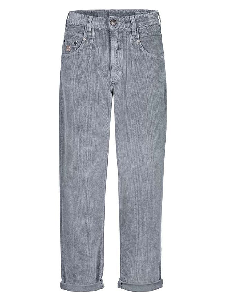 Herrlicher Spodnie sztruksowe "Brooke" w kolorze szarym rozmiar: W29