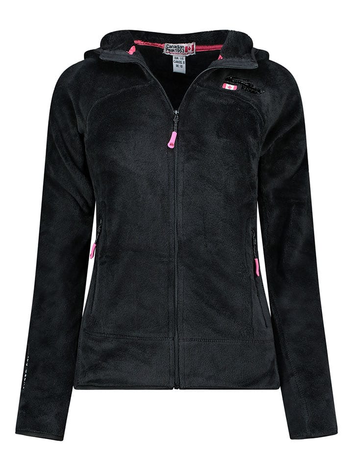 Canadian Peak Kurtka polarowa "Upaloodeak" w kolorze czarnym rozmiar: 152