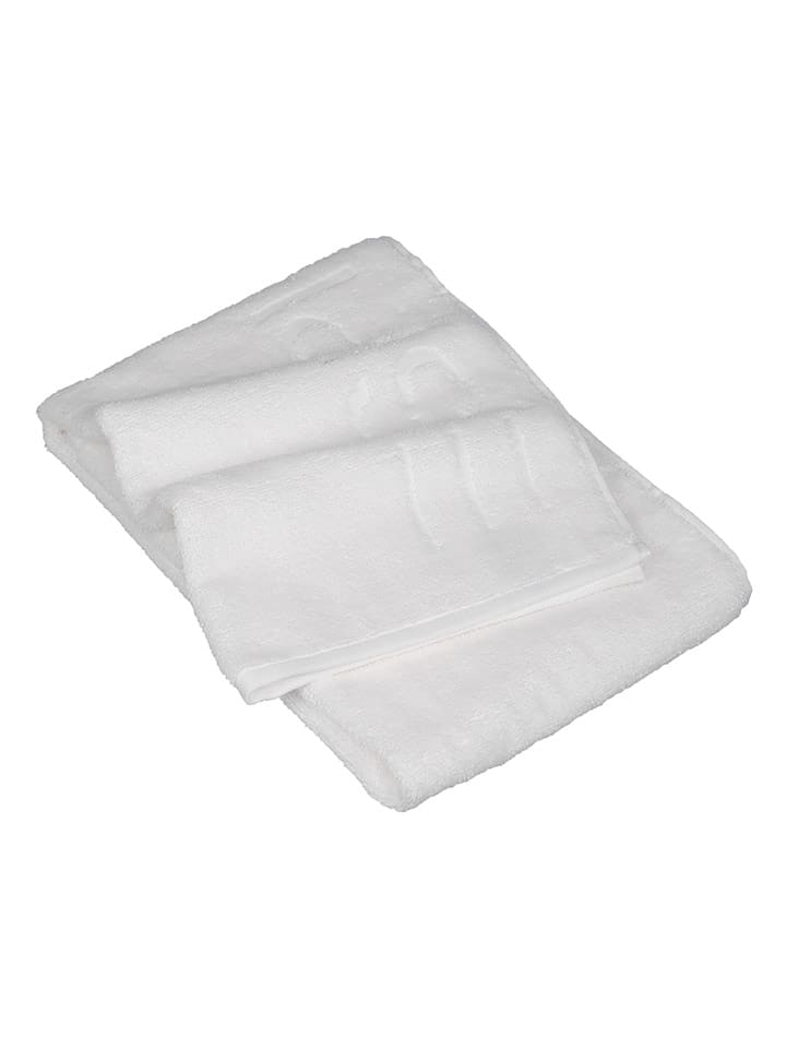 ESPRIT Ręcznik prysznicowy "Glendale" w kolorze białym rozmiar: 67x140 cm