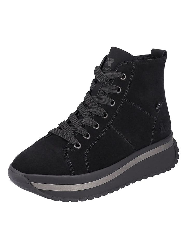 rieker Skórzane sneakersy w kolorze czarnym rozmiar: 36