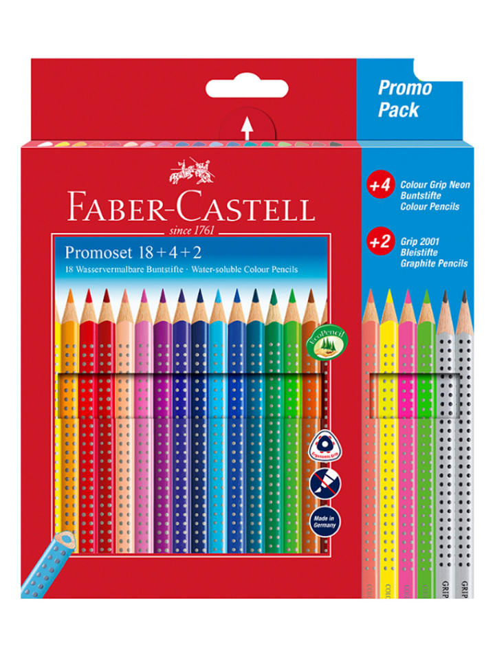 Faber-Castell Kredki (24 szt.) "Colour Grip 18+4+2" rozmiar: onesize
