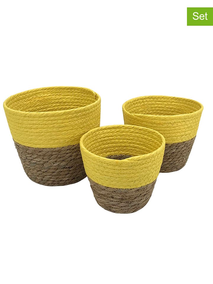 Kersten Kosze (3 szt.) w kolorze jasnobrązowo-żółtym rozmiar: onesize