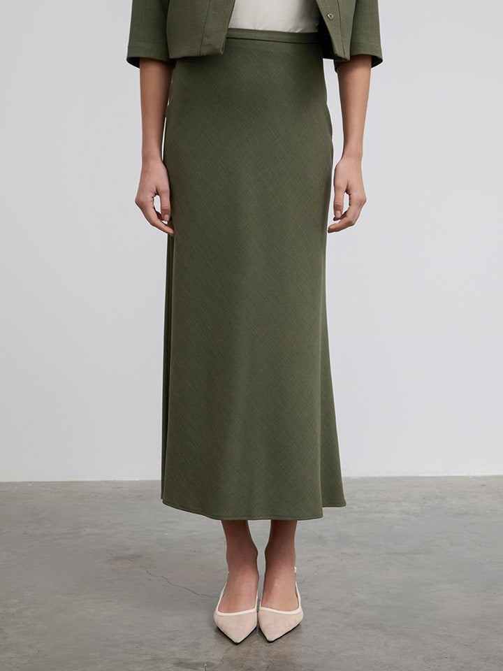 BGN Spódnica w kolorze ciemnozielonym rozmiar: 36