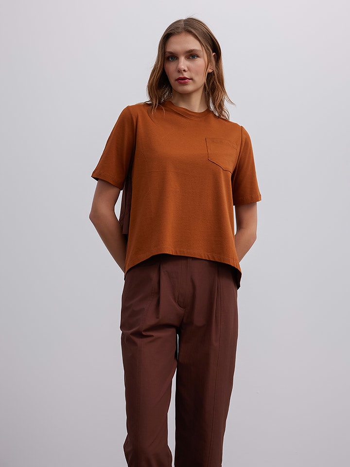 BGN Koszulka w kolorze brązowym rozmiar: 38