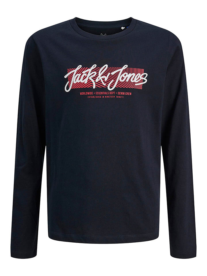 JACK & JONES Junior Koszulka "Urban" w kolorze granatowym rozmiar: 176