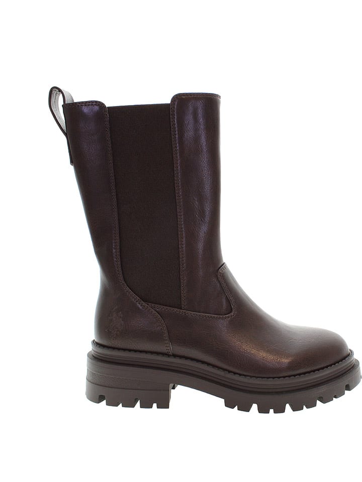 U.S. Polo Assn. Botki w kolorze brązowym rozmiar: 38