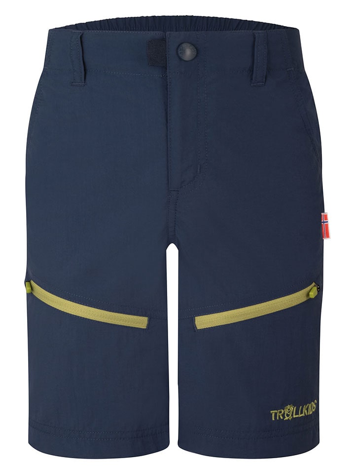 Trollkids Szorty trekkingowe "Seiland" w kolorze granatowym rozmiar: 146