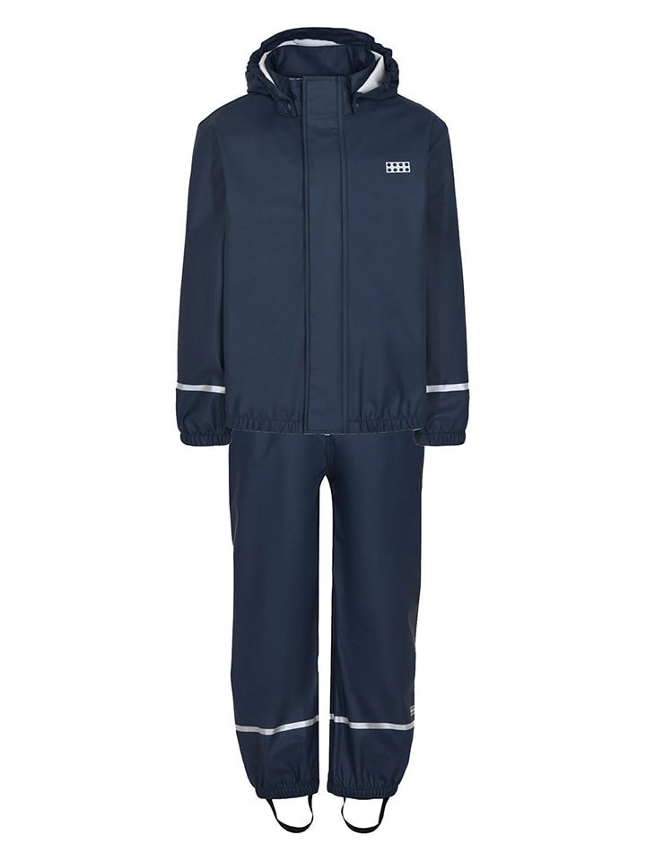 LEGO 2-częściowy zestaw przeciwdeszczowy w kolorze granatowym rozmiar: 146