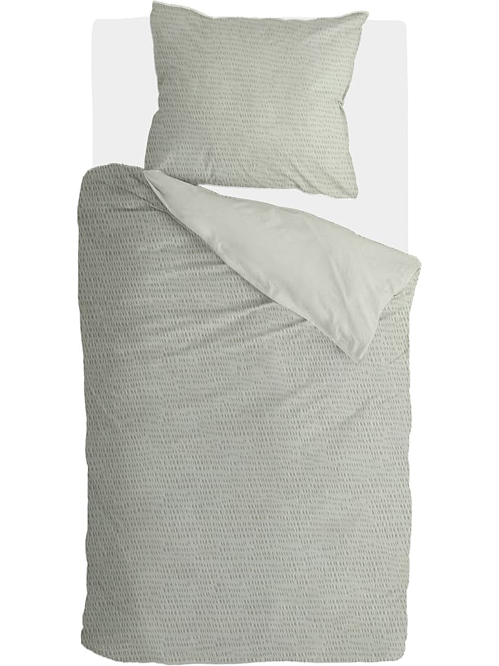 Walra Komplet pościeli renforcé "Basic & Tough" w kolorze zielonym rozmiar: 200x220 cm