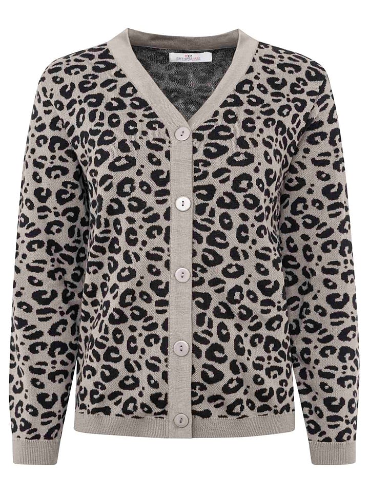 Zwillingsherz Kardigan "Leo" w kolorze szarym rozmiar: L/XL