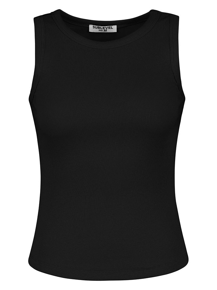 Sublevel Top w kolorze czarnym rozmiar: L