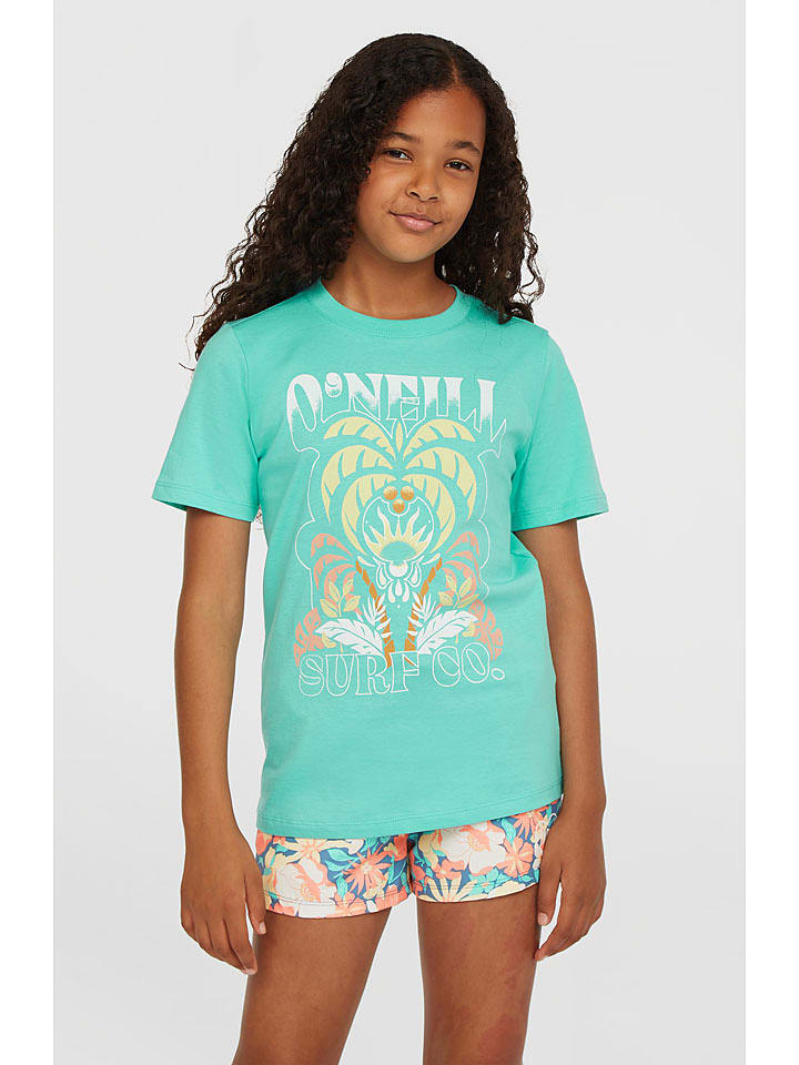 O'Neill Koszulka "O'Neill" w kolorze turkusowym rozmiar: 128