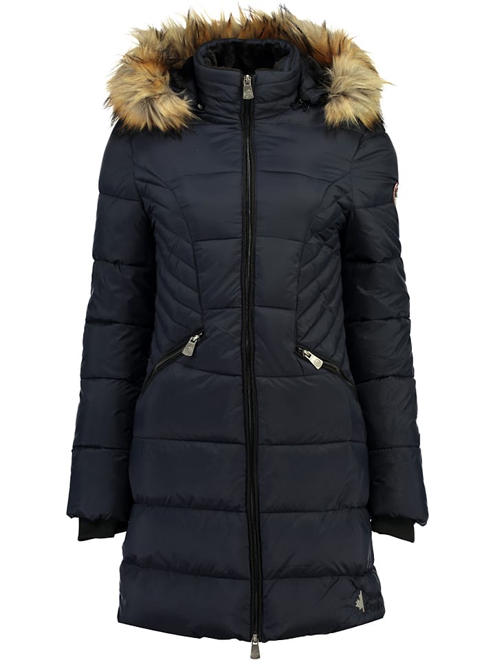 Canadian Peak Płaszcz zimowy "Akapeak" w kolorze granatowym rozmiar: 140