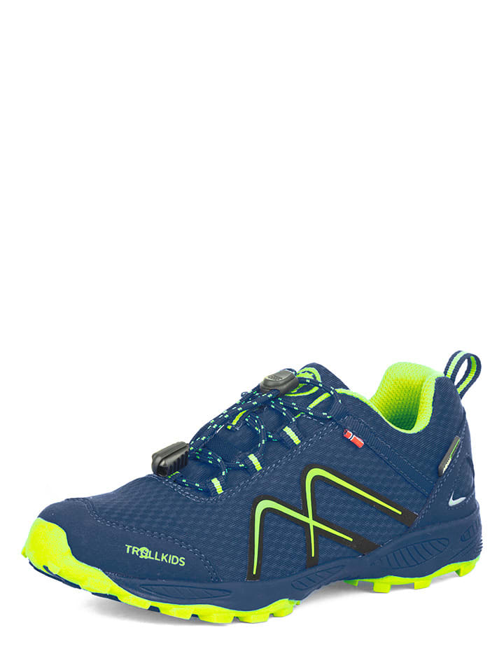 Trollkids Buty trekkingowe "Nordland Hiker Low" w kolorze granatowym rozmiar: 28