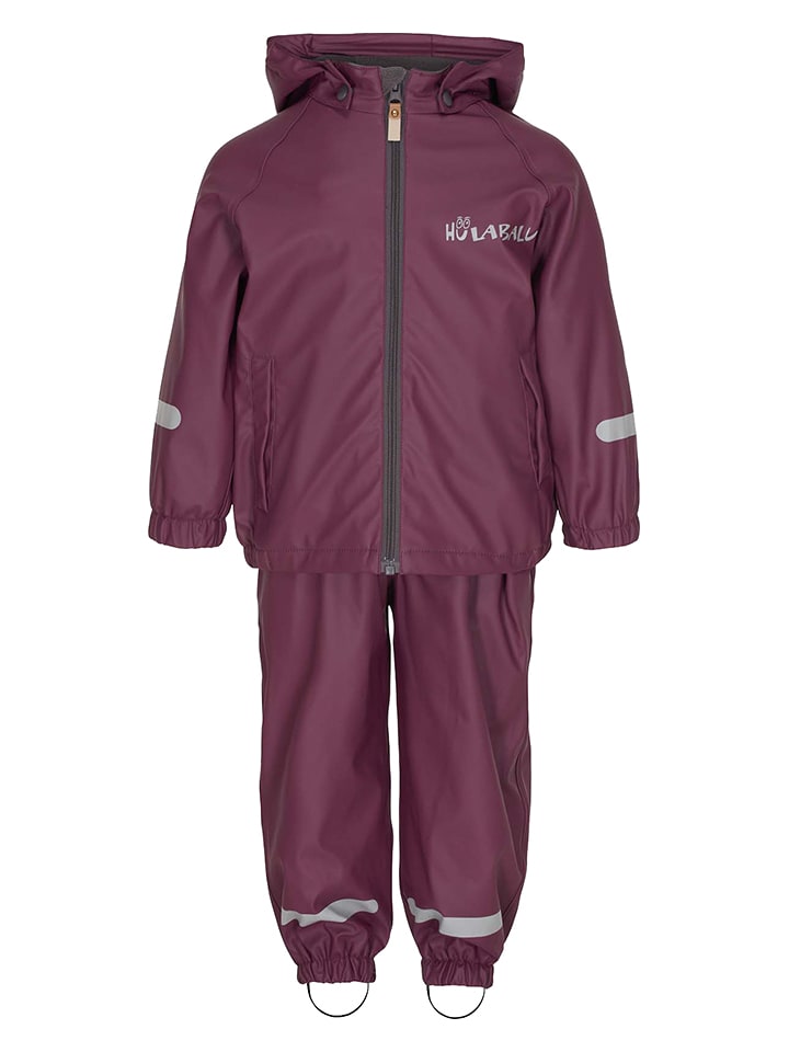 HULABALU 2-częściowy zestaw przeciwdeszczowy "Pixy" w kolorze fioletowym rozmiar: 92