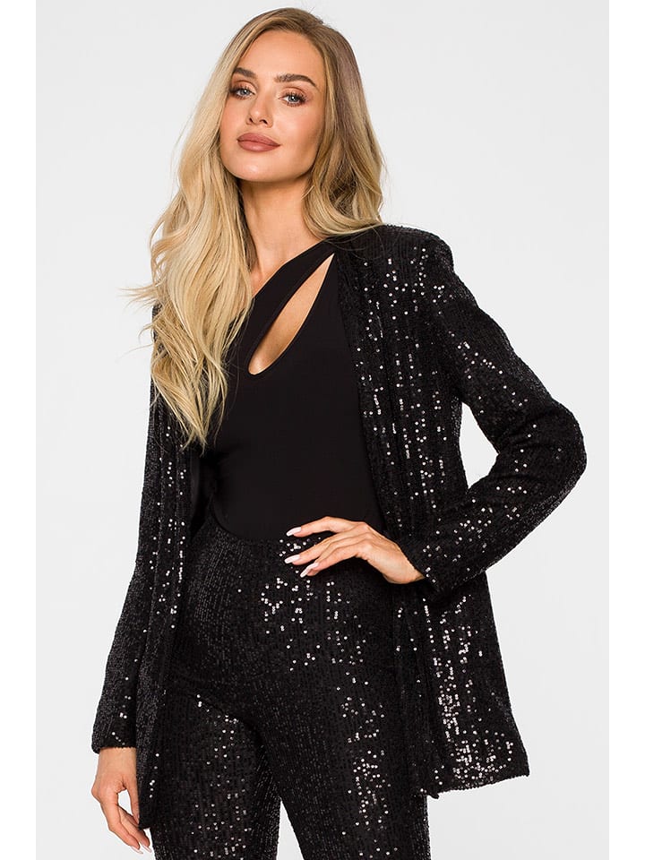 made of emotion Blezer w kolorze czarnym rozmiar: XXL