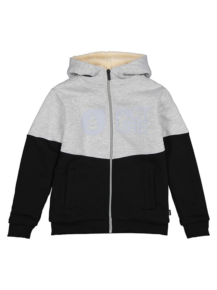 PICTURE Bluza w kolorze szaro-czarnym rozmiar: 122-135 cm