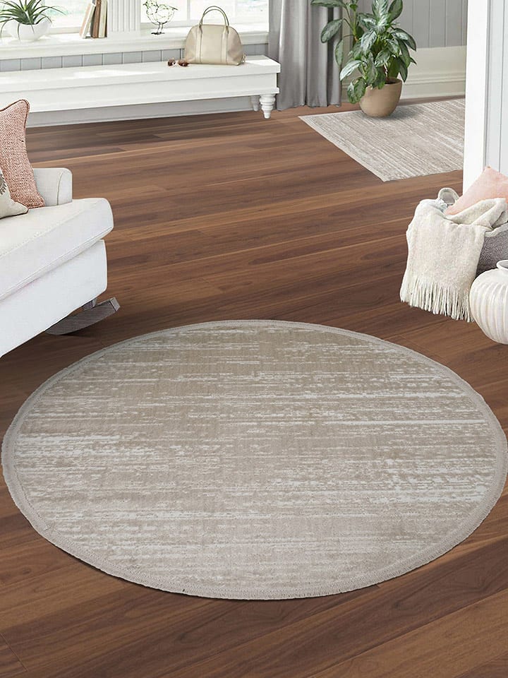 Mioli Dywan "Jasmine" w kolorze beżowym rozmiar: 120 cm