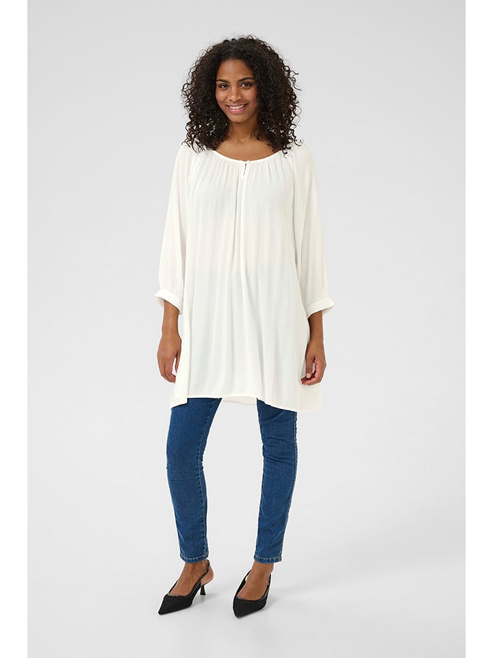 Kaffe Tunika w kolorze białym rozmiar: 42