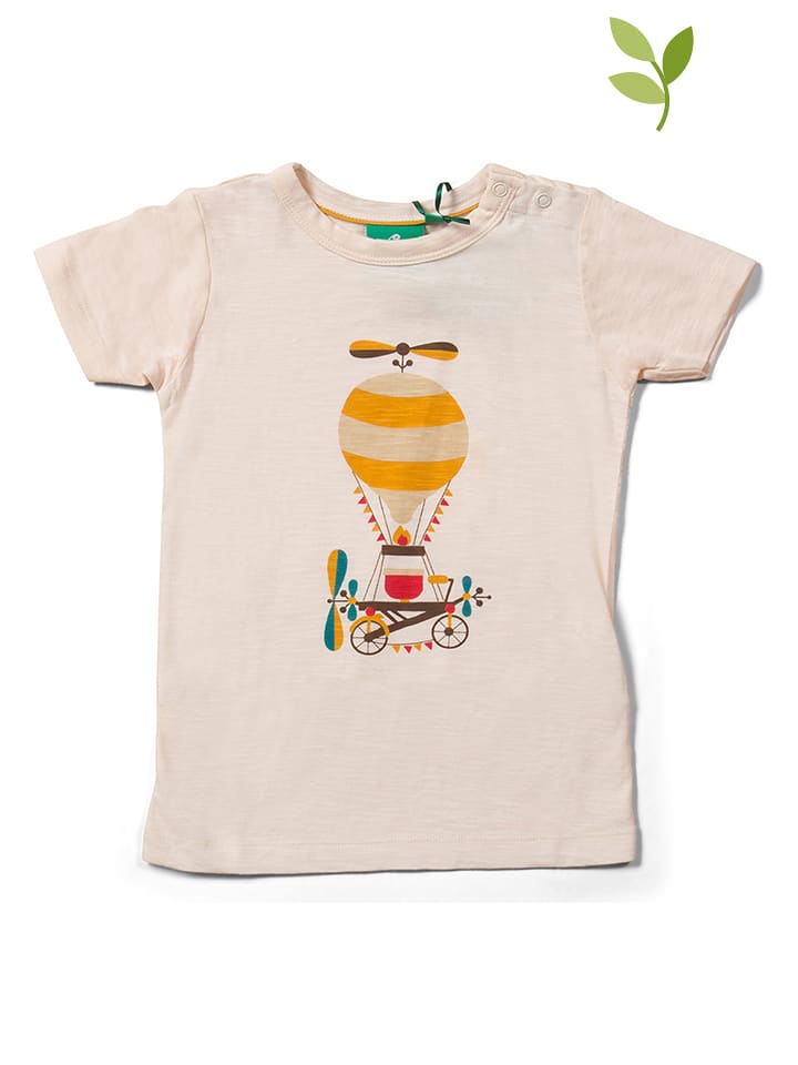 Little Green Radicals Koszulka w kolorze beżowym rozmiar: 80