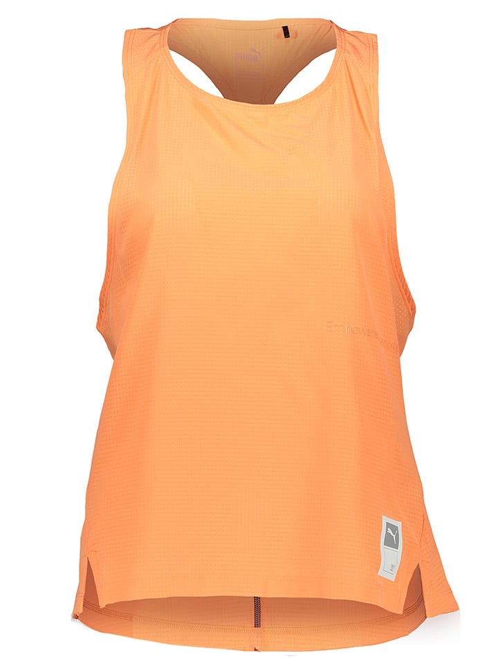 Puma Top funkcyjny "Run First Mile" w kolorze pomarańczowym rozmiar: XS