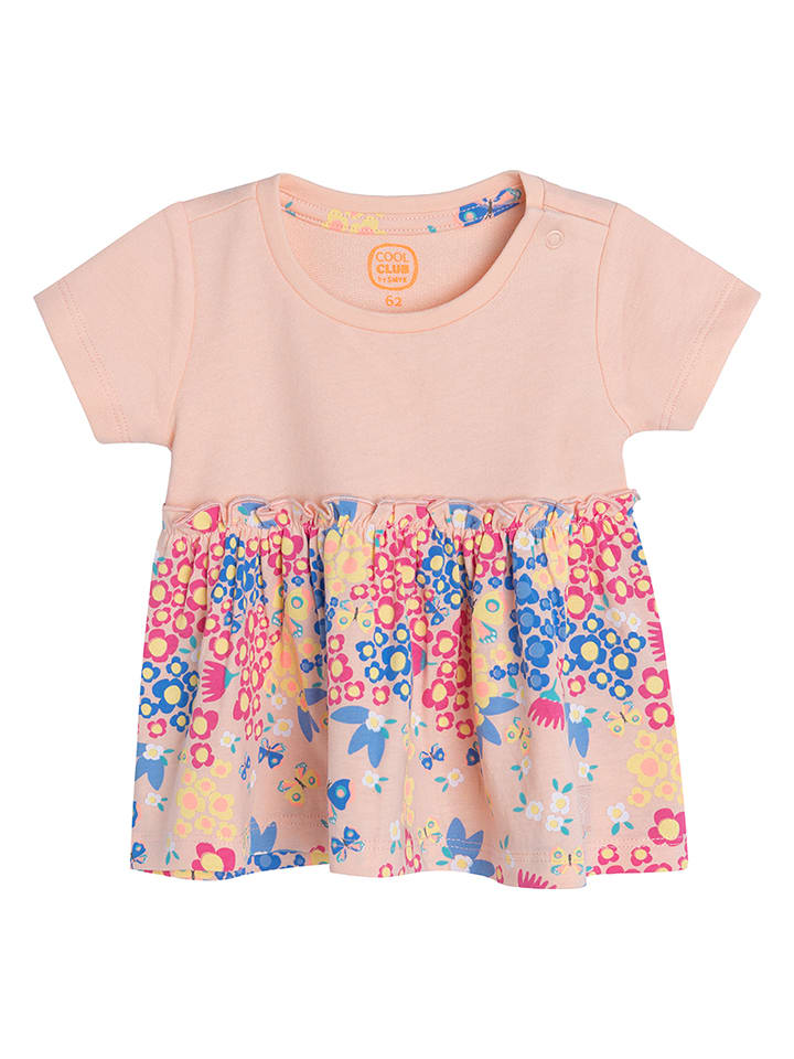 COOL CLUB Koszulka w kolorze pomarańczowym ze wzorem rozmiar: 80