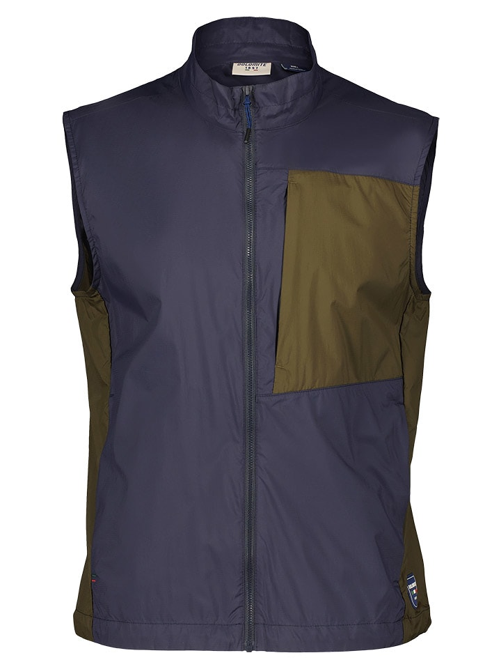 DOLOMITE Kamizelka funkcyjna "Latemar" w kolorze granatowo-oliwkowym rozmiar: L