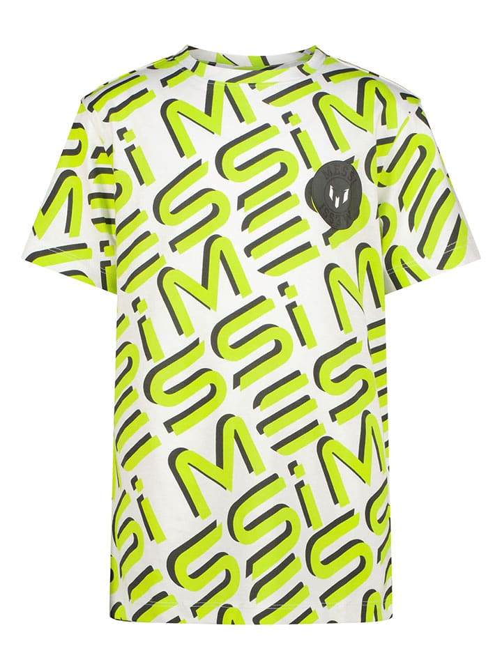 Messi Koszulka w kolorze biało-żółtym rozmiar: 164