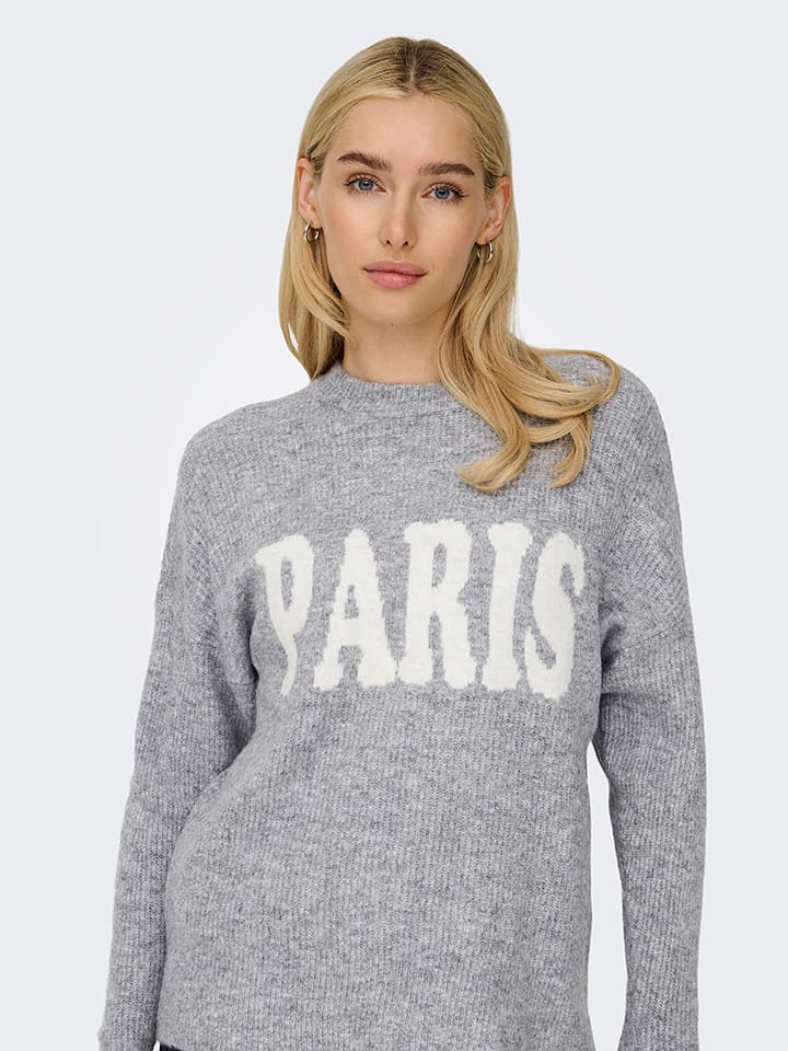 ONLY Sweter w kolorze szarym rozmiar: L