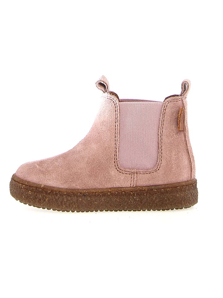 Naturino Skórzane sztyblety "Figus" w kolorze jasnoróżowym rozmiar: 31