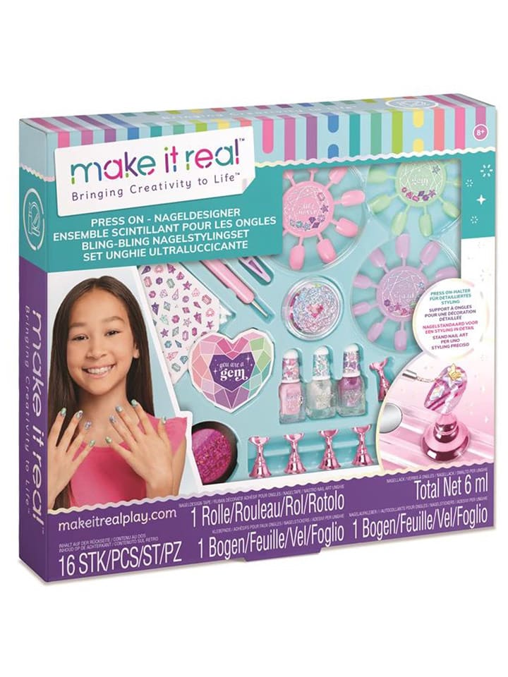 make it real Zestaw malowania paznokci - 8+ rozmiar: onesize