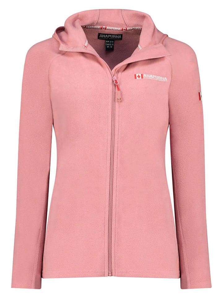 ANAPURNA Kurtka polarowa "Tugoodana" w kolorze jasnoróżowym rozmiar: M